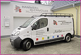 Firmenfahrzeug der Fa. Hammer + Buchmüller